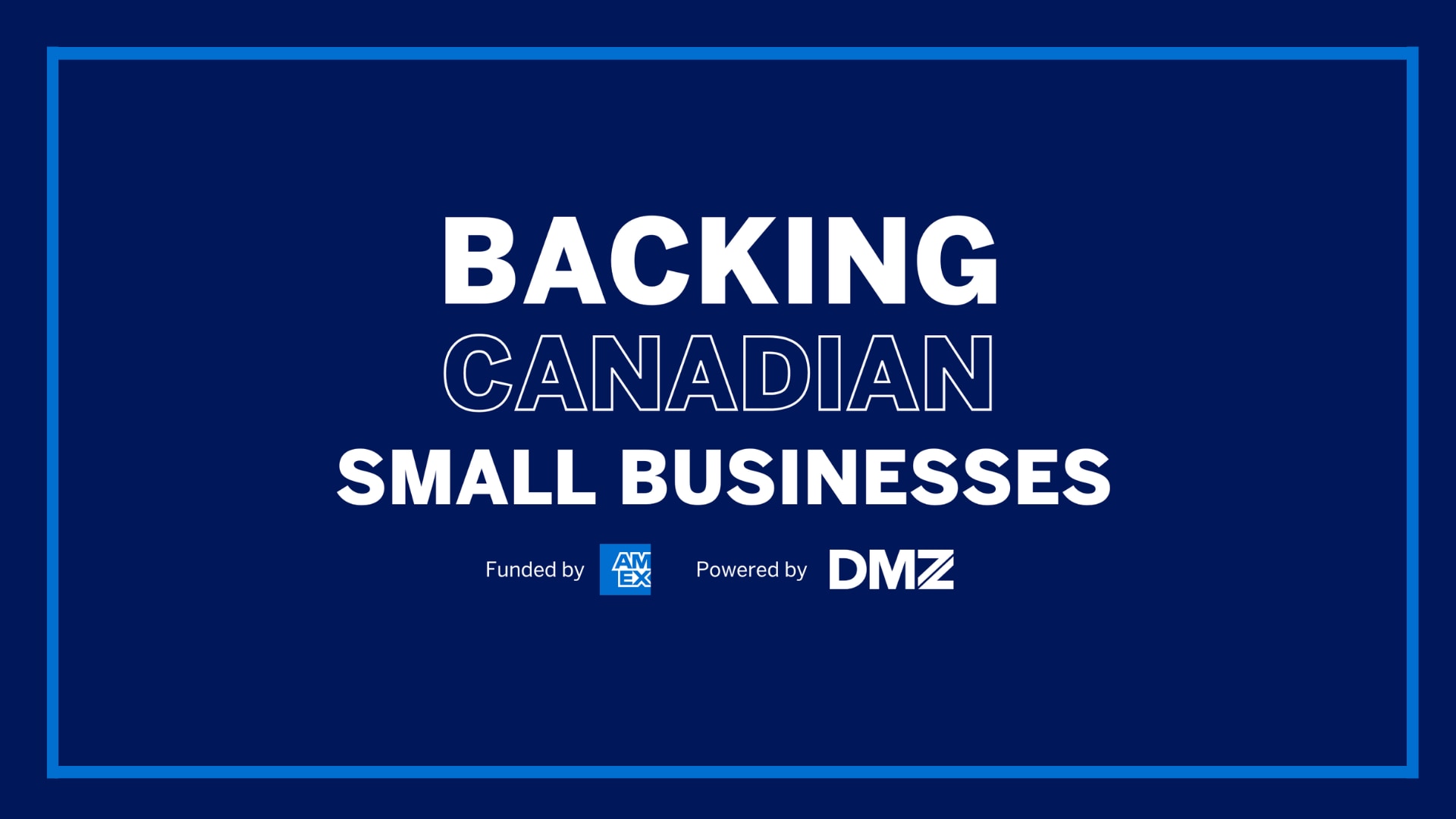 Support Canadian American Express Canada and DMZ’s Grant Program Returns to Support ...