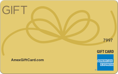 Festive Gold Amex Gift Card