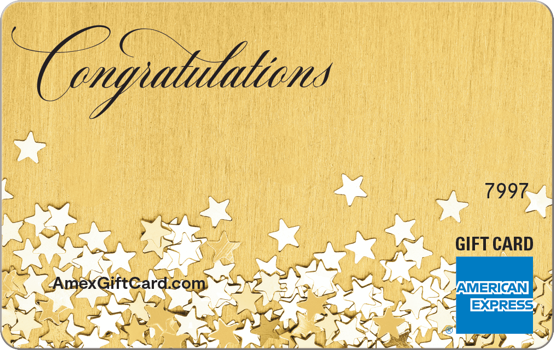 Star Congratulations Amex Gift Card
