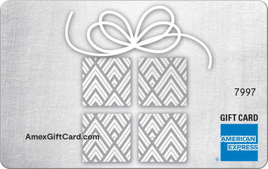 Silver Metal Amex Gift Card