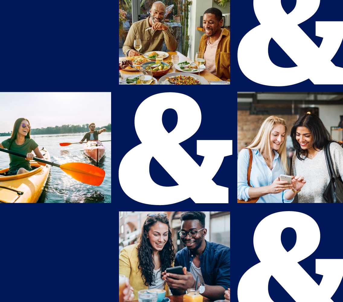 Card Members enjoying events, food, and more using Send & Split to cover expenses. 