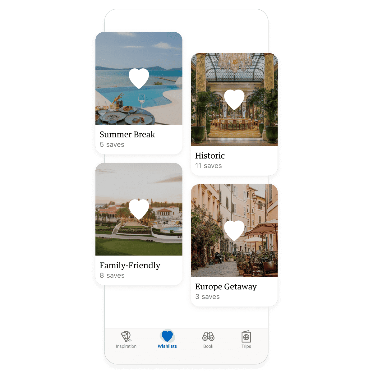 App Screen of product switcher with 2 card products, checking and savings account
