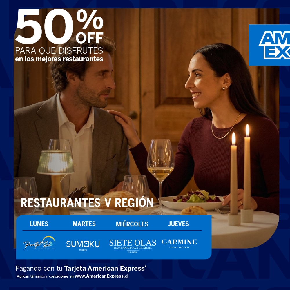 50% de descuento V región