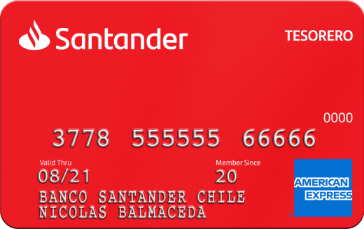 Tarjeta Santander Tesorero American Express®