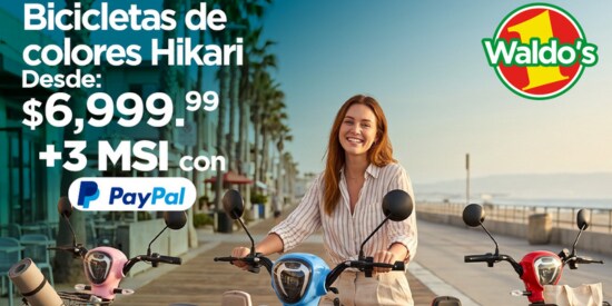 Waldo’s Scooter Kiwo a Meses sin Intereses con American Express