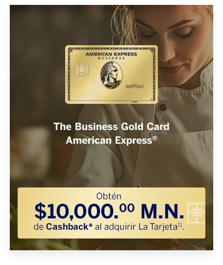 Tarjeta de crédito oro para negocios