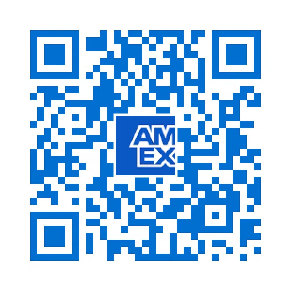 Código QR para descargar la Amex App