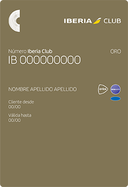 Imagen de la tarjeta Iberia Plus Oro