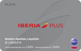Imagen de la tarjeta Iberia Plus Plata