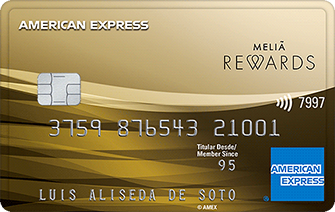Código de American Express Melia Rewards