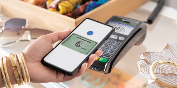 Pagos móviles con American Express