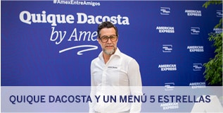 Quique Dacosta con American Express