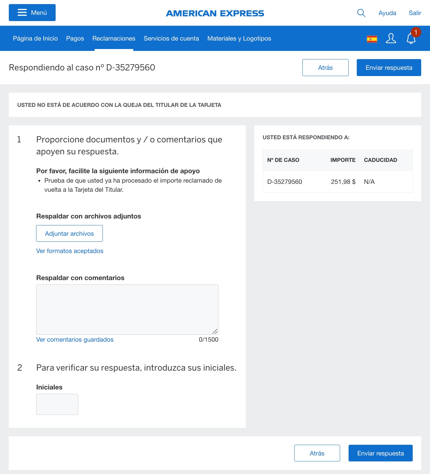 Screenshot of Attach Files button