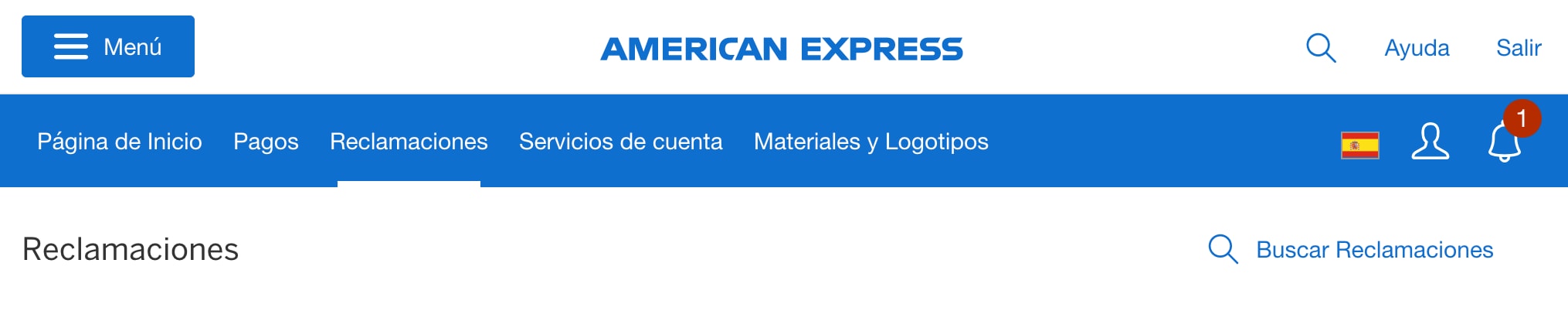 Screenshot of searching for disputes