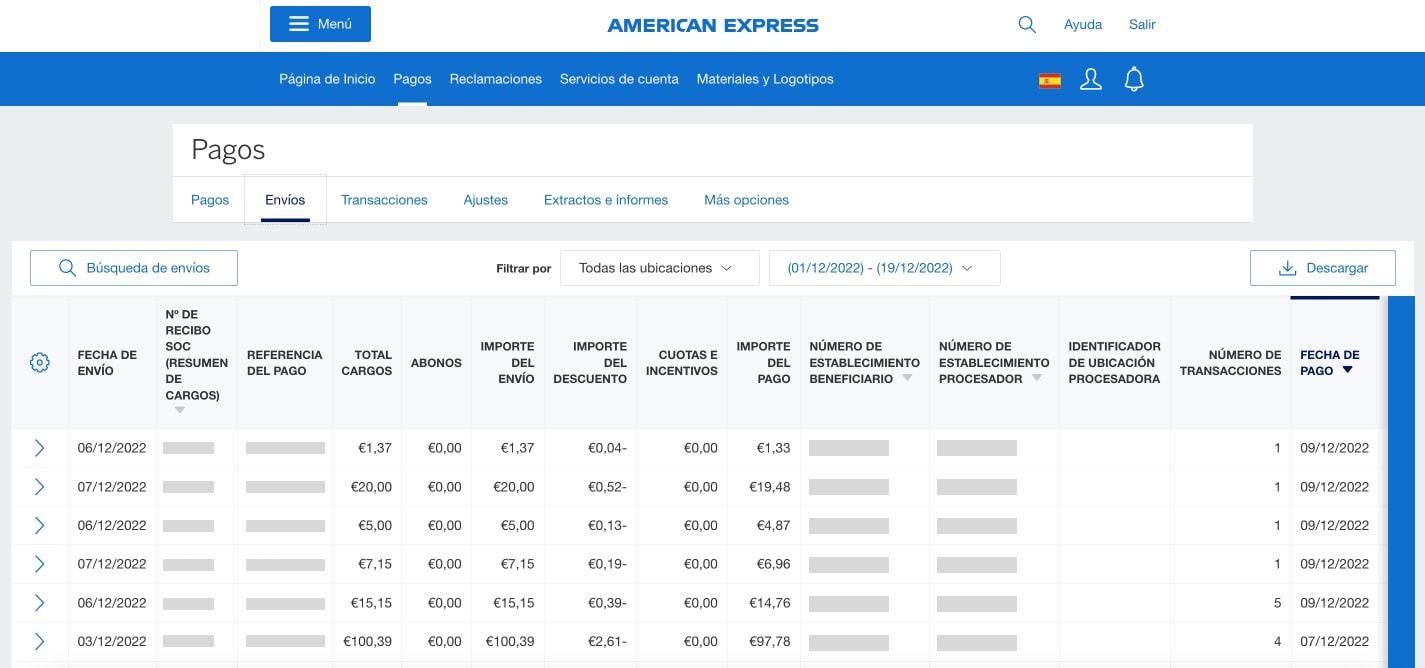 Screenshot of all Submissions