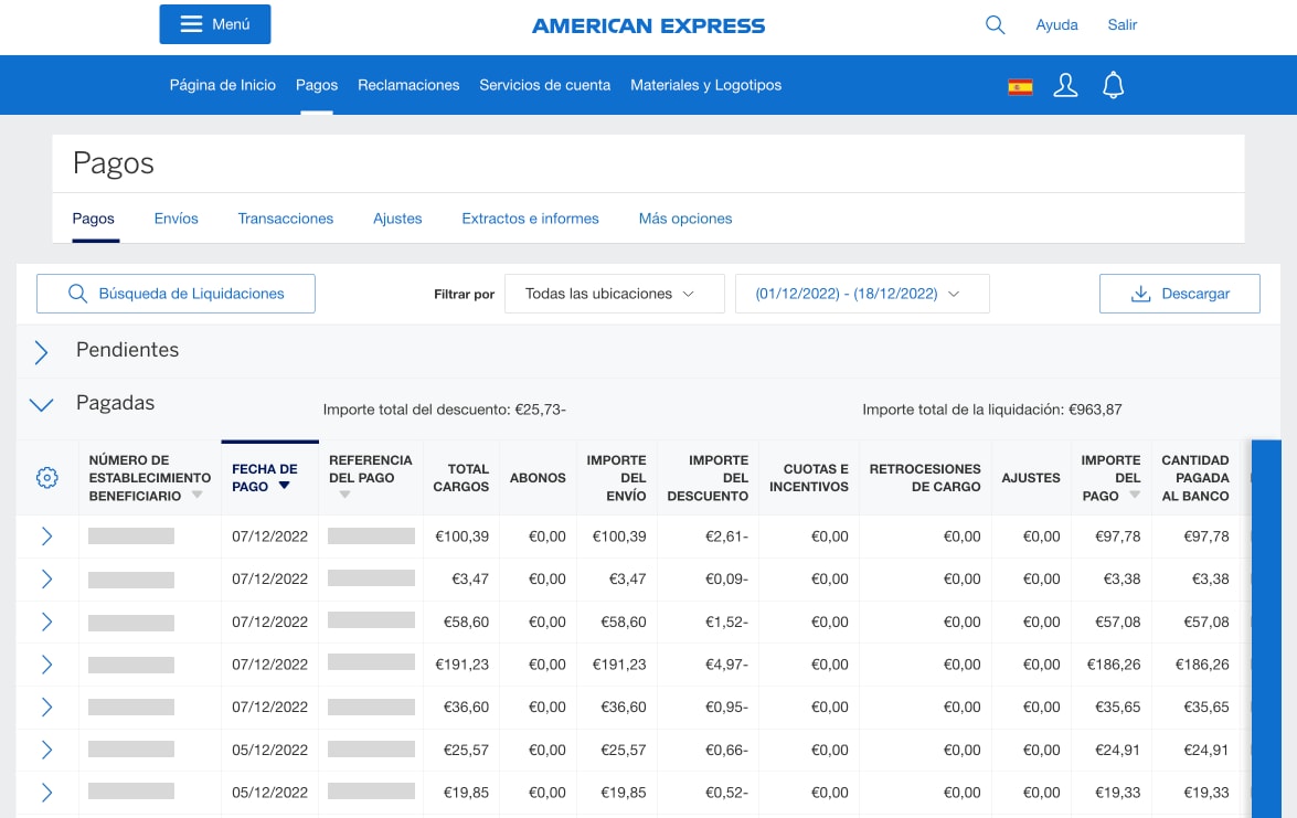 Screenshot of all Settlements