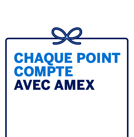 Chaque point compte avec Amex