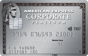 Carte affaires de Platine