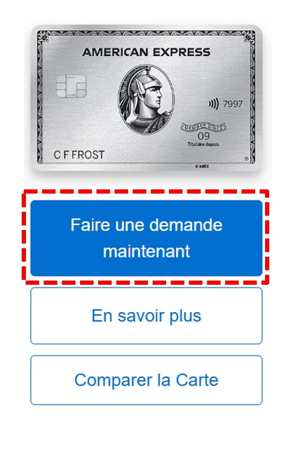 La Carte de Platine Faire Une Demande Maintenant