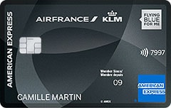 Carte AIR FRANCE KLM - AMERICAN EXPRESS PLATINUM