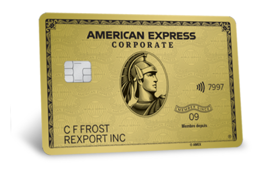 Carte Corporate Gold American Express