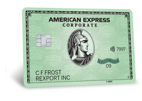 Carte Corporate Green American Express