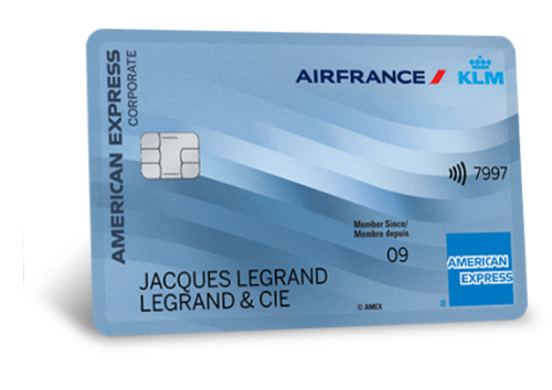 Carte Corporate Air France American Express