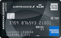 Carte Pro Air France KLM American Express Gold