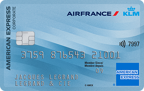 Carte Corporate AIR FRANCE - AMERICAN EXPRESS