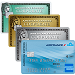 Cartes Corporate American Express et Corporate AIR FRANCE - AMERICAN EXPRESS