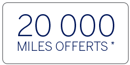 Offre de bienvenue Carte Pro 2000 Miles