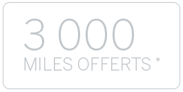 Offre de bienvenue Carte Pro 3000 Miles