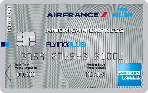 Carte PRO AIR FRANCE KLM - AMERICAN EXPRESS SILVER