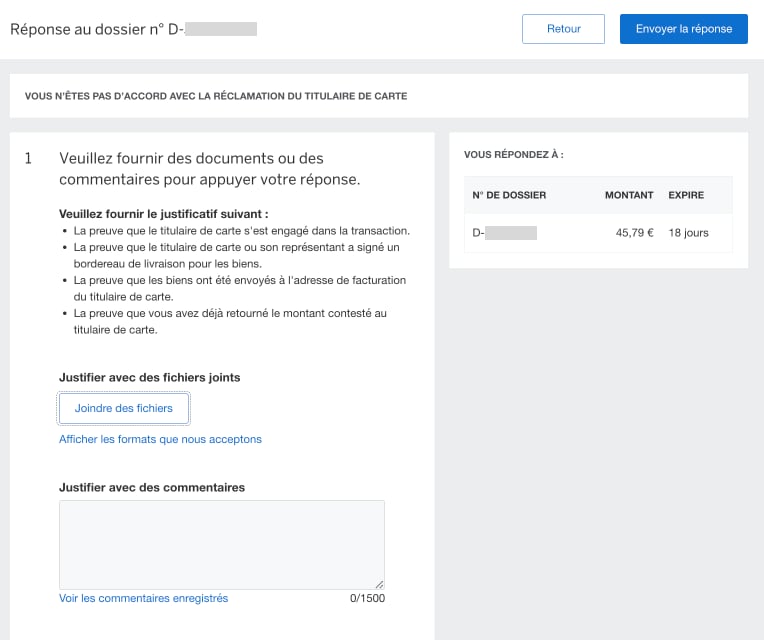 Screenshot of Attach Files button