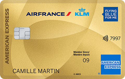 Carte AIR FRANCE KLM - AMERICAN EXPRESS GOLD
