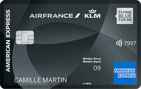 Carte AIR FRANCE KLM - AMERICAN EXPRESS PLATINUM