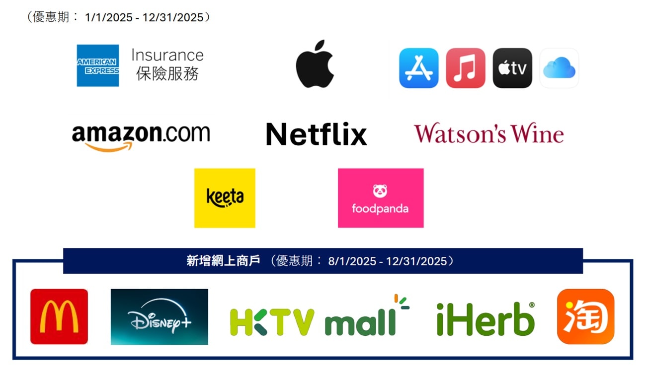 Selected Online Merchants