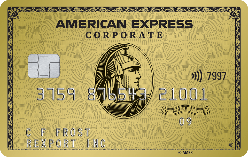 American Express Gold Corporate Card
