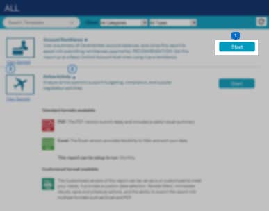 start button to begin setup process