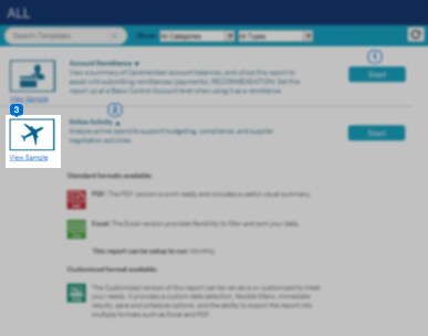build reports all view sample