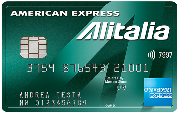 Carta Alitalia Verde