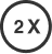 2x
