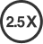 2.5x