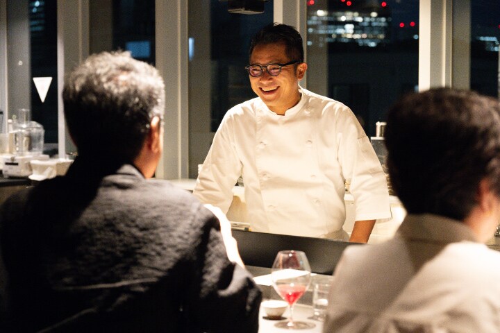感動的な体験に、お酒も会話も弾むひととき 「ぜひ、京都のお店にもいらしてください」