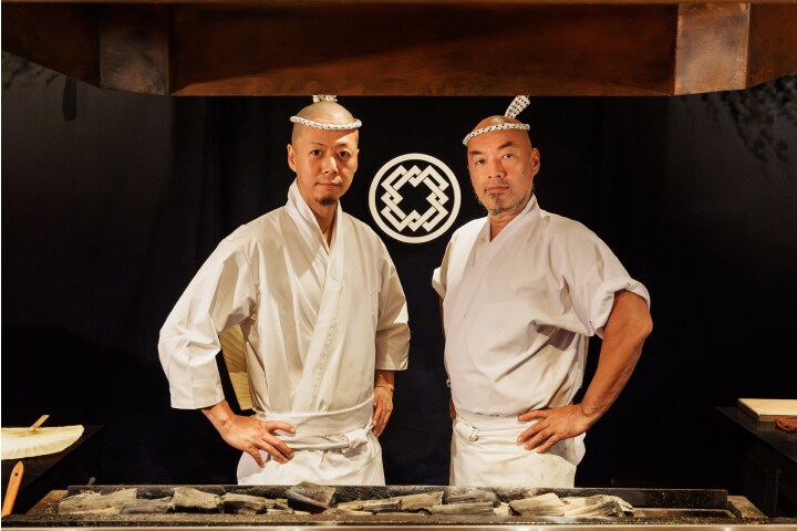 史上初めて、池川氏と畑氏という師弟が  １つの焼台に並び立つ