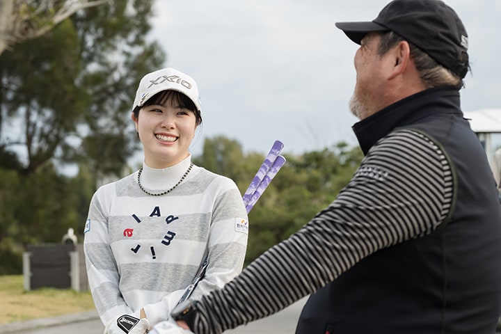  ゴルフだけでなく岡山弁、筋トレ、韓流の話題で盛り上がります