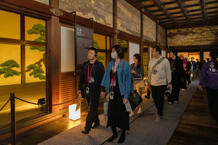 日中は混み合う国宝二の丸御殿を　ゆったり鑑賞する贅沢な時間