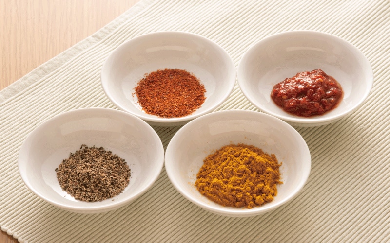 効果別隠し味（2）：辛味を加える