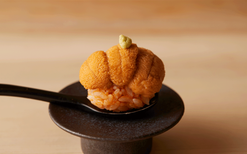【西麻布 鮨いち】ウニ２種が奏でる至高のマリアージュ