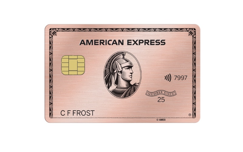 ゴールド・プリファード・カード（ローズゴールド）の画像